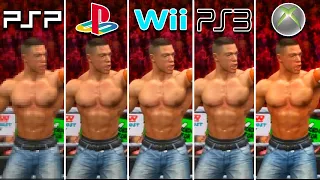 WWE SmackDown vs. Raw 2011 (2010) PSP vs PS2 vs Wii vs PS3 vs XBOX 360 (Which One is Better?)