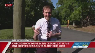 CMPD: Galway drive scene in E. Charlotte cleared; at least 1 suspect dead, several officers shot