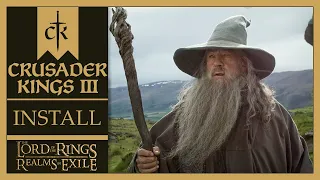 How To Install Lord Of The Rings: Realms In Exile [CK3 Mod]