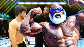 PS5 | Bruce Lee vs. Old Man Super Power (EA Sports UFC 4)