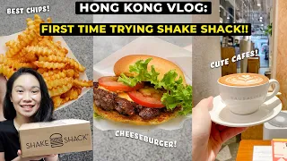 Trying SHAKE SHACK BURGER, Sham Sui Po Cafes & Playing Tourist in Hong Kong | 香港 Weekly Travel Vlog