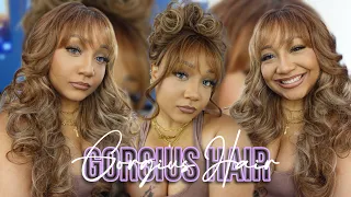 Highlight Glueless Wavy Premium Fiber & Remy Human Hair Blend Wig | Gorgius Hair Review