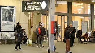 megafonia de trenes en la estacion de tarragona