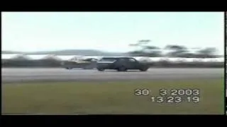 Golf Mk1 Turbo vs Porsche 911 Turbo 1/4 Mile