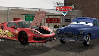 Community Service | Cars Deleted Scene Remake | Lightning McQueen's Nightmare | BeamNG.Drive Movie