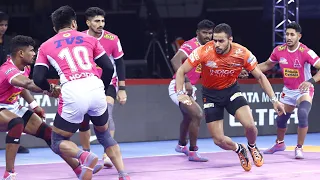 Pro Kabaddi 2019 Highlights | U Mumba vs Jaipur Pink Panthers | Hindi 68