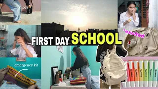 FIRST DAY OF SCHOOL AFTER EXAM/How to become a good student at School🎀#school #routinevlog