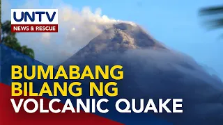 Pagbaba ng volcanic earthquakes sa Mt. Mayon, hindi indikasyon ng pananahimik nito