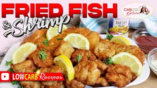 Keto Fried Fish & Shrimp | Tasty Low-Carb Recipes