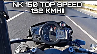 CF MOTO NK150 TOP SPEED!! 132 KMH!! Motovlog