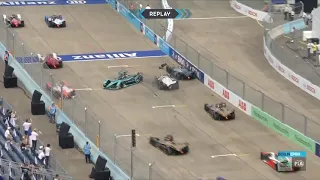 Formula E crash Berlin 2020-2021| Mortara-Evans scary crash (season finale)