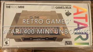 Retro Games’ Atari 400 Mini Unboxing.