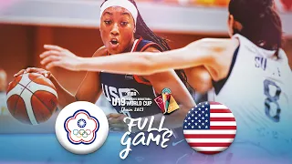 Chinese Taipei v USA | Full Basketball Game | FIBA U19 Women's Basketball World Cup 2023