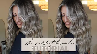 The Perfect Bronde Hair Color Tutorial | Bright Blended Money Pieces | Lived In Hair Color