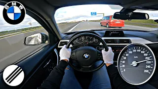 BMW F31 318d TOP SPEED DRIVE ON GERMAN AUTOBAHN🏎