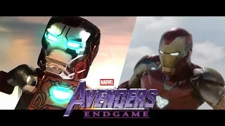 Avengers: ENDGAME in LEGO! Final Trailer- Side by side version!