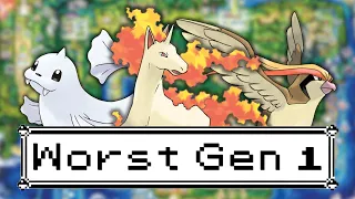 The Worst Gen 1 Pokémon
