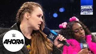 Ronda Rousey con un brazo ATADO: WWE Ahora, Feb 18, 2022