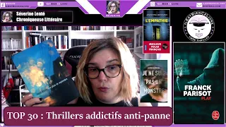 Top 30 : Thrillers addictifs anti-panne de lecture !