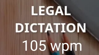 Legal dictation 105 wpm with punctuation, Allahabad High Court, #100 wpm legal Dictation