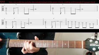 Megadeth Hangar 18 rhythm guitar lesson