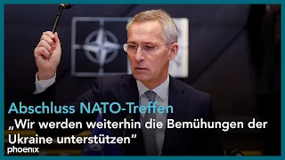 Abschluss NATO-Treffen: Pressekonferenz mit Generalsekretär Jens Stoltenberg | 15.02.2024