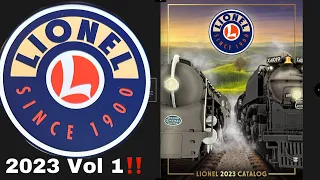 LIONEL TRAINS 2023 Volume 1 Catalog Review