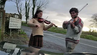 Playing Road to Lisdoonvarna on the Road to Lisdoonvarna - Gunnar and Heidi