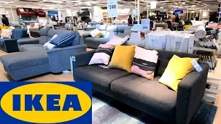 IKEA SHOP WITH ME STORE WALK THROUGH HOME FURNITURE SOFAS COUCHES ARMCHAIRS BEDS HOME DECOR SHOPPING