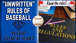 Unwritten Rules of Baseball // What are the Unwritten Rules? Baseball Rules Explained for Beginners