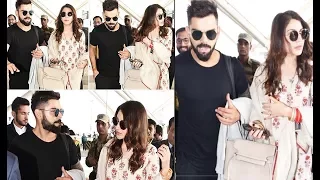 Newly Weds Virat Kohli And Anushka Sharma Spotted At Mumbai Airport
