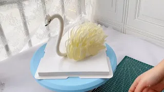 Swan Cake Decorating Transformations Ideas | So Satisfying Cake Decoration | Mom Bakers |