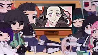 Hashira react to Nezuko vs Daki | Compilation | Demon Slayer | Gacha Club | Read Des