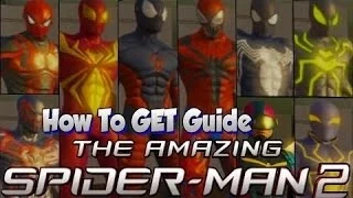 The Amazing Spider-Man 2 | How To "Unlock" All 19 Costume Skin Suit's Guide & Tutorial & All DLC