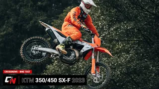 KTM 350 SX-F und 450 SX-F Modelle 2023 im CrossNews-Test