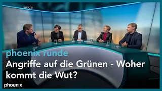 phoenix runde: Angriffe auf die Grünen - Woher kommt die Wut?