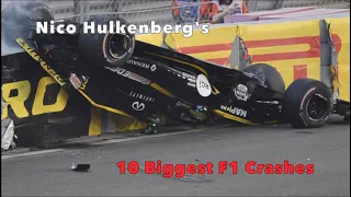 Nico Hulkenberg's 10 Biggest F1 Crashes