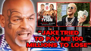 "HE TRIED TO CORRUPT ME!"Mike TYSON EXPOSE JAKE PAUL FOR PAYING TO LOSE!NEW FOOTAGE  FACE joe rogan