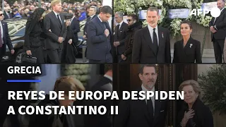 Soberanos de toda Europa asisten al funeral del exrey griego Constantino II | AFP