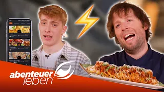 Lieferdienst VS. frisch gekocht: Spaghetti Bolognese und Tiramisu... | Abenteuer Leben | Kabel Eins