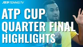 Kyrgios Leads Australia To Dramatic Win; Russia Also Into Semis | ATP Cup 2020 Highlights Day 8