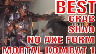 BEST THROW in the Mortal Kombat 1: GENERAL SHAO Command Grab: SHAO NO AXE Traps #mortalkomat1 #mk1