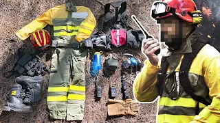 La equipación de un BOMBERO FORESTAL