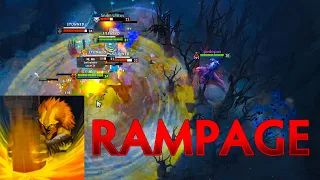 Highest echo slam DMG you have ever seen!!! RAMPAGE Dota 2