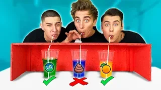 CHOOSE THE RUGHT STRAW CHALLENGE !