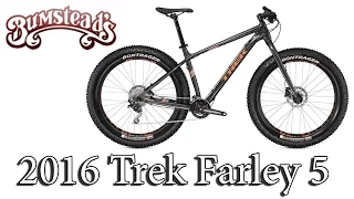 REVIEW 2016 Trek Farley 5 - Conquer Sand And Snow With A Fat Bike!