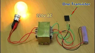 how to make inverter with one transistor