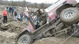 4x4 offroad Nissan Patrol Y60,Y61,Jeep, Suzuki, Mitsubishi, Land rover Váh Nemšová 2018 (4K).