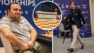 Magnus Carlsen shows up 3 minutes LATE for World Chess Championship