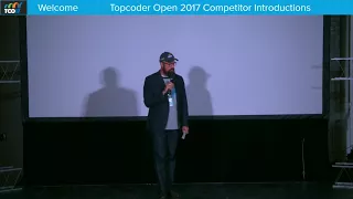 TCO17 Opening Ceremony & Competitor Introductions
